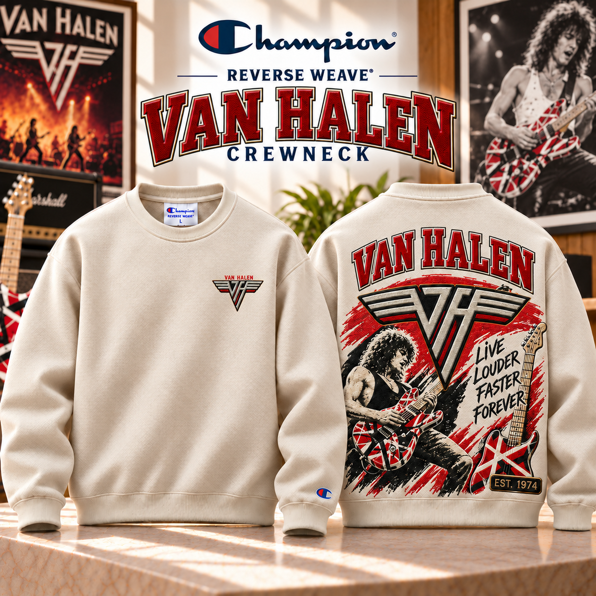 VHL Premium Embroidered Crewneck Sweatshirt BMD