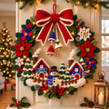 BFBL Christmas Village Crochet-Style Wreath PNPA