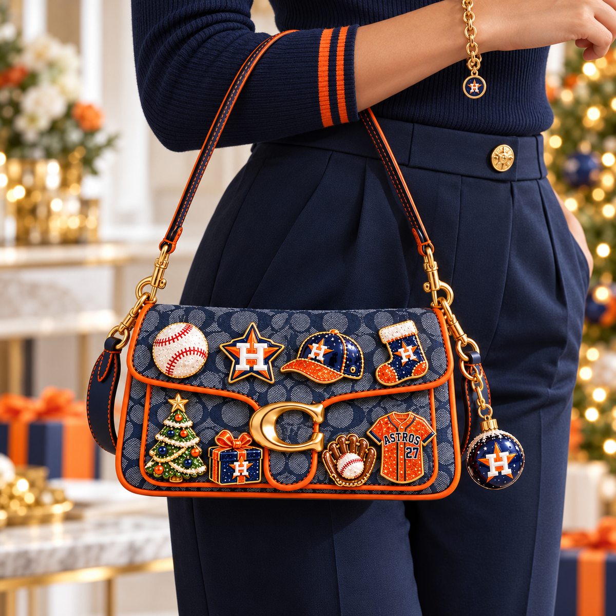 Premium HTA Noel Shoulder Cross With Charm NPL