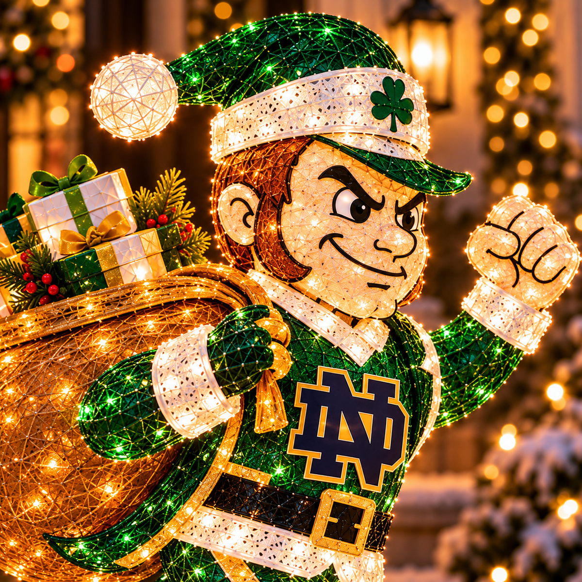 NDFI Premium Lighted Christmas Mascot Decoration BMD
