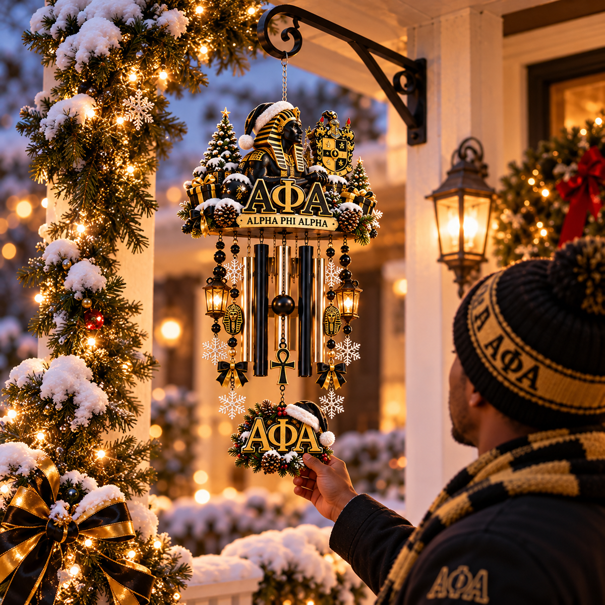 APA Christmas Wind Chime With Charm TNSM